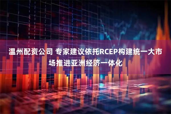 温州配资公司 专家建议依托RCEP构建统一大市场推进亚洲经济一体化